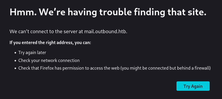 Trouble with website